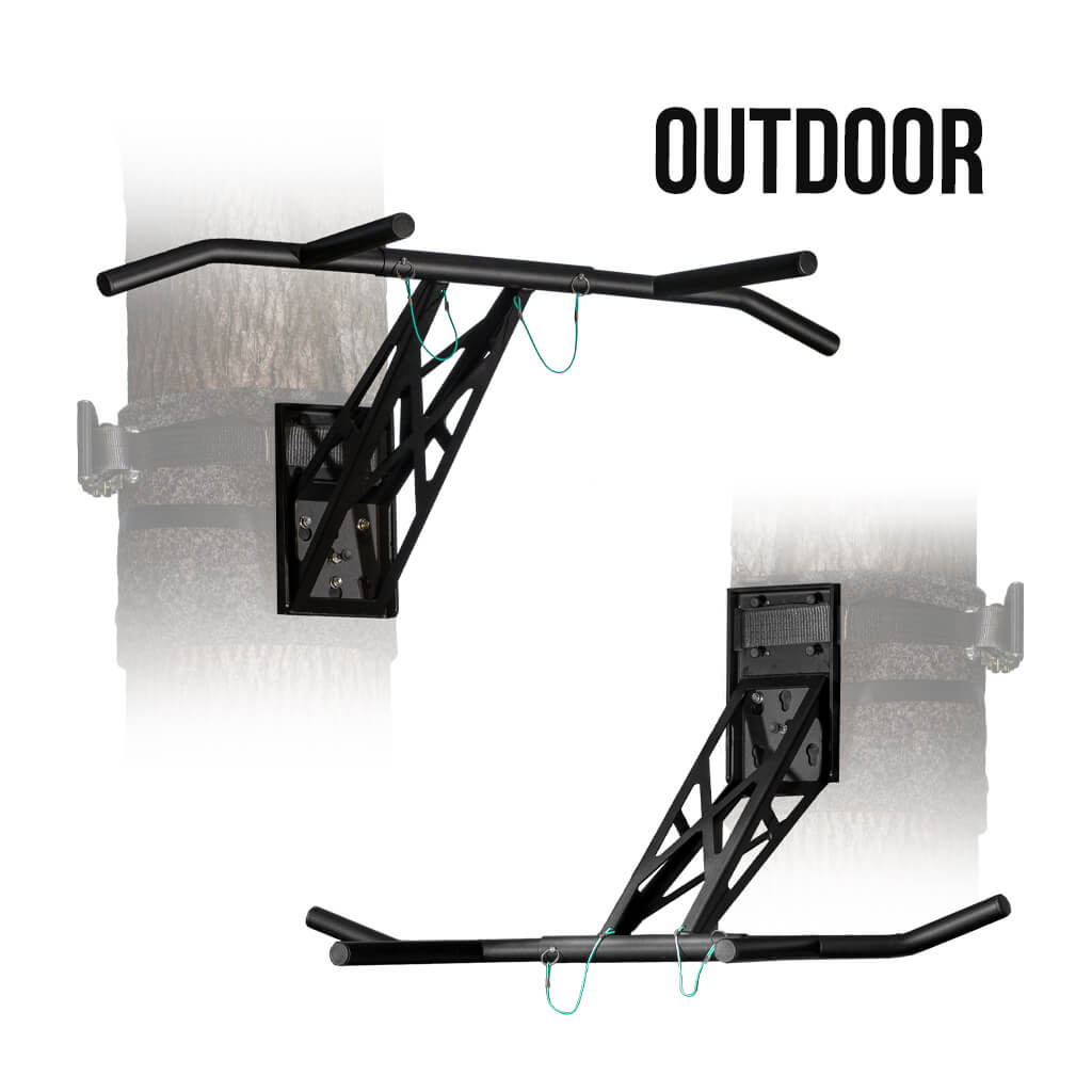 Mobile Outdoor Pull-Up and Dip Bar for Backyard or Park