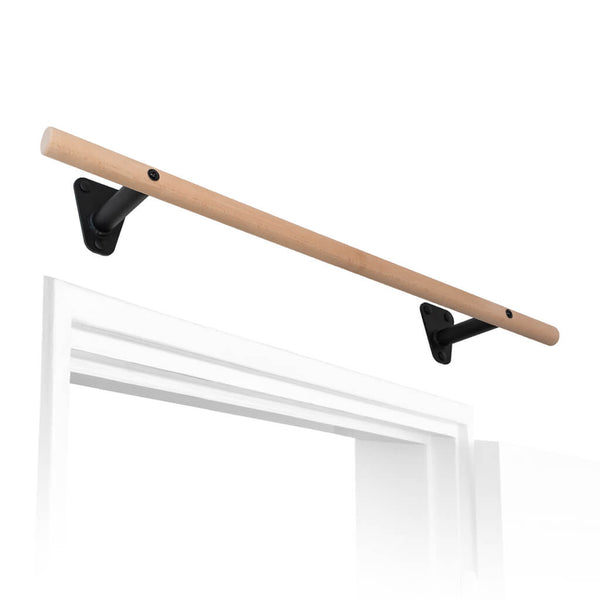 Wooden Pull-up Bar for Wall Mounting above Door Frame