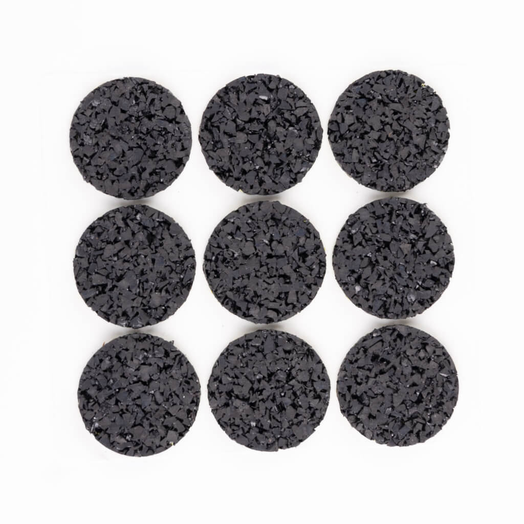 Anti-slip pads 9 pack for parallettes, push-up bars