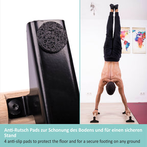 Anti-slip pads 9 pack for parallettes, push-up bars