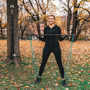 Resistance Band Bar for Resistance Bands and FREESIXD