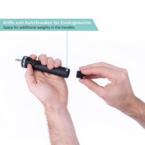 Jumping rope with adjustable rope length