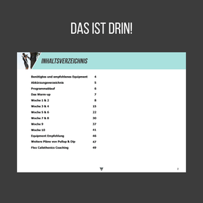 Pull-up Training Plan: Your first pull-up in 10 weeks [English]