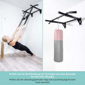 Wall Mounted Pull-Up Bar incl. Pull-Up Band