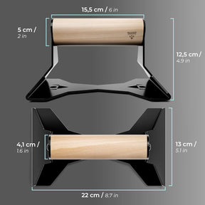 Push-Up Bars With Ergonomical Wooden Handle