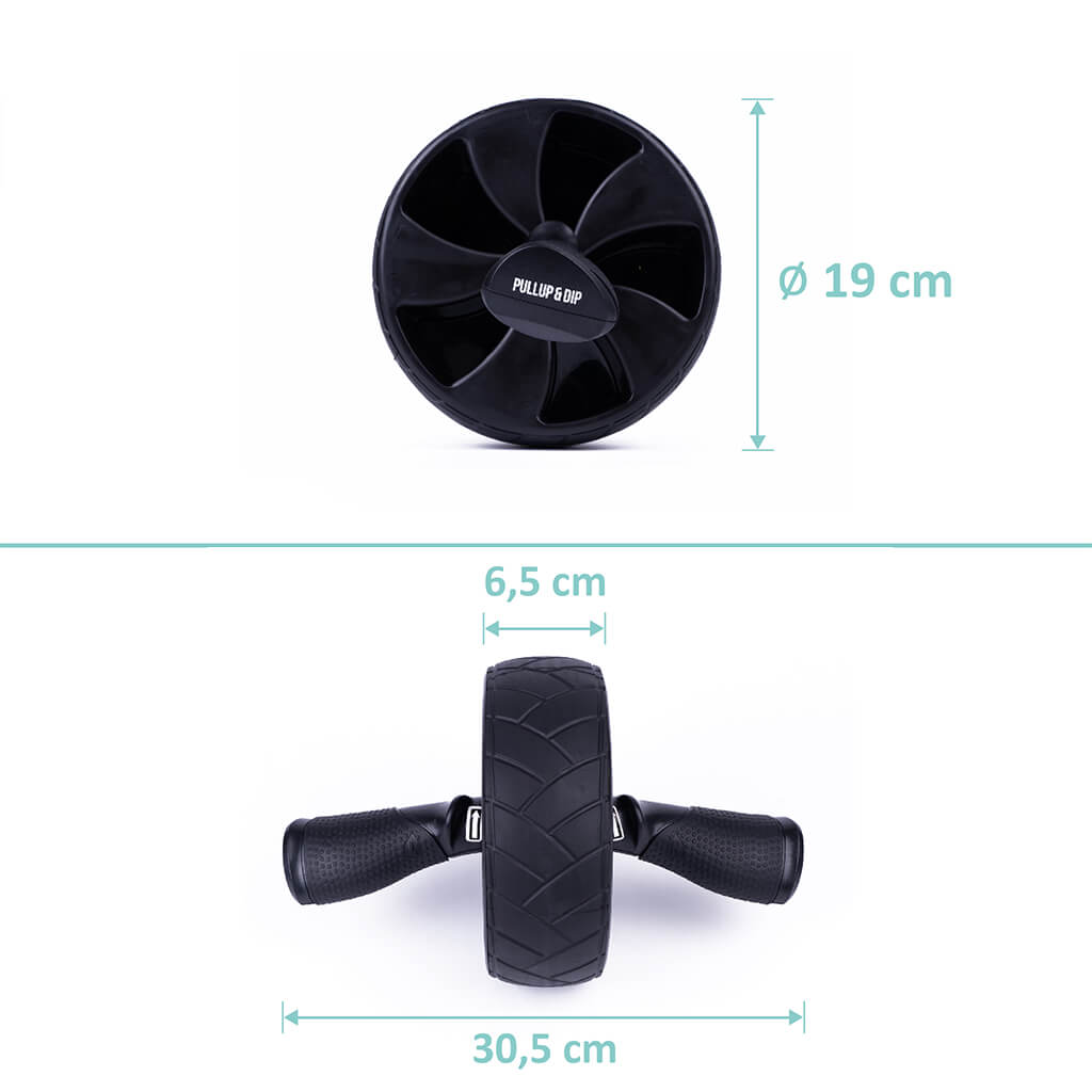 Ab Wheel with Slip-Resistant Knee Pads