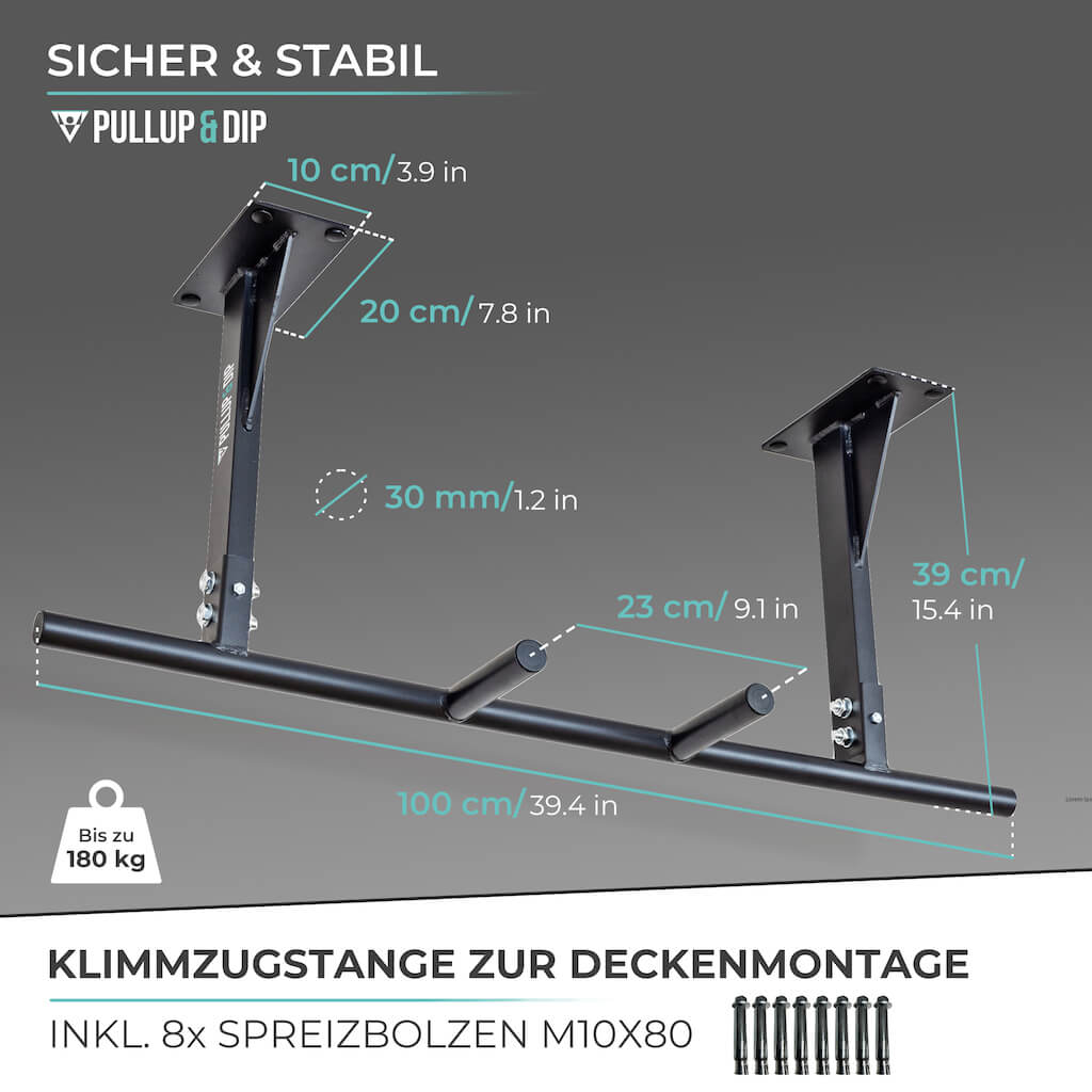 Pull-up Bar Ceiling incl. Pull-up Band