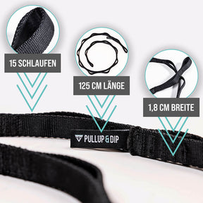 Dip Belt with Chain, 3 Carabiners and Unique Flaps