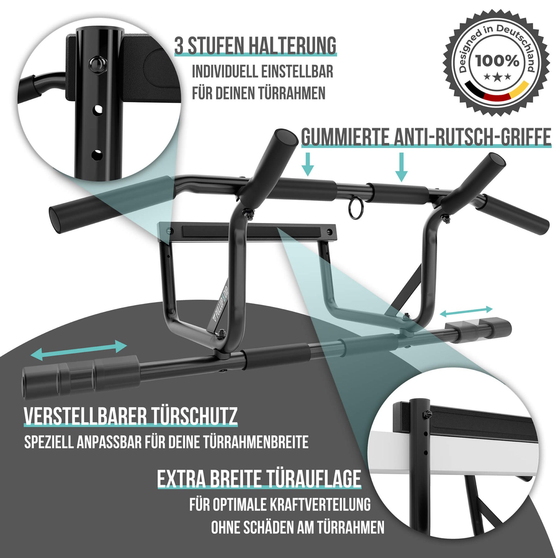 [B-Good] Doorway Pull-Up Bar - Includes Pull-Up Band