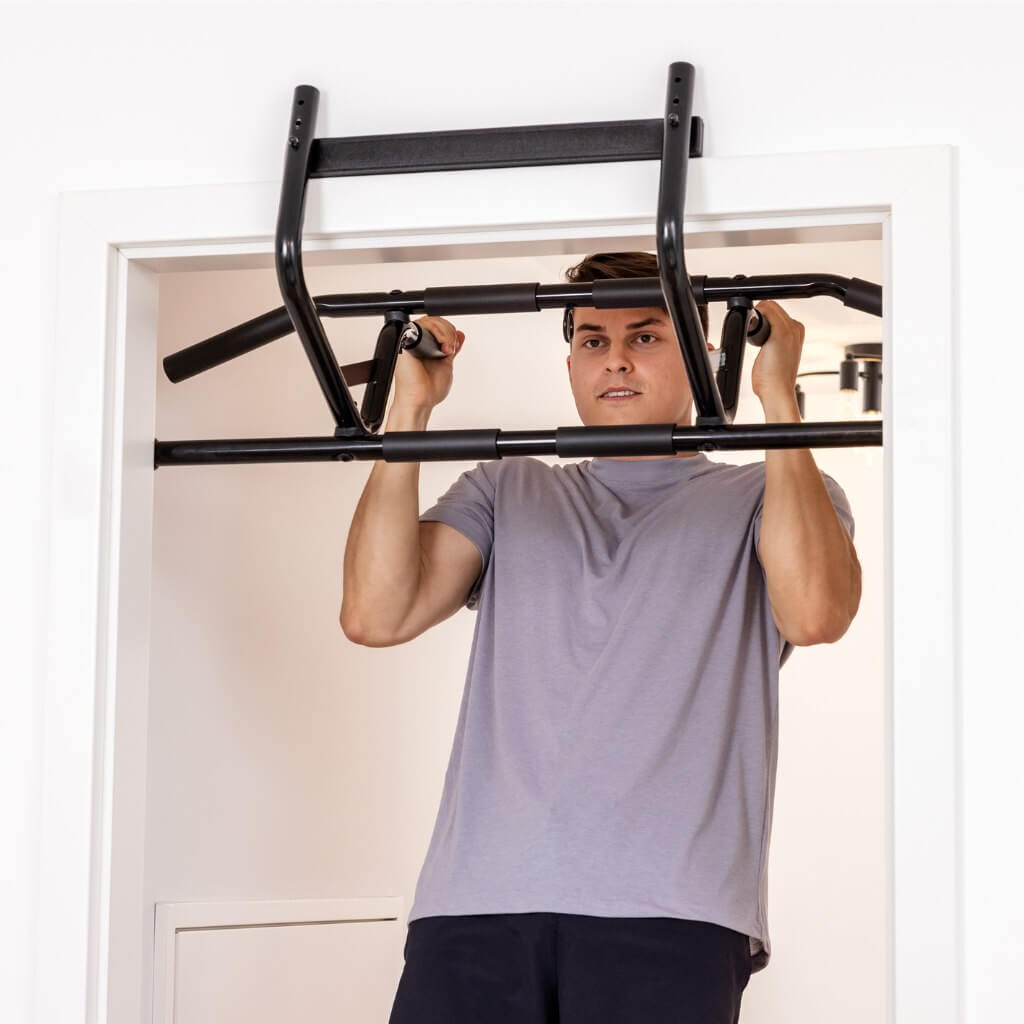 Doorway Pull-Up Bar For The Door Frame Incl. Pull-Up Band