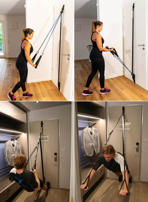 FREESIXD Suspension Trainer With Resistance Bands