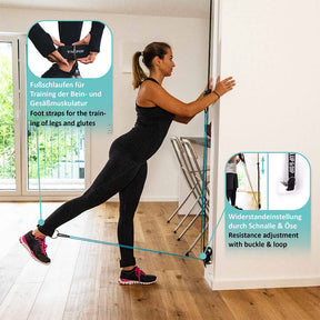 FREESIXD Suspension Trainer With Resistance Bands