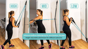 FREESIXD Suspension Trainer With Resistance Bands