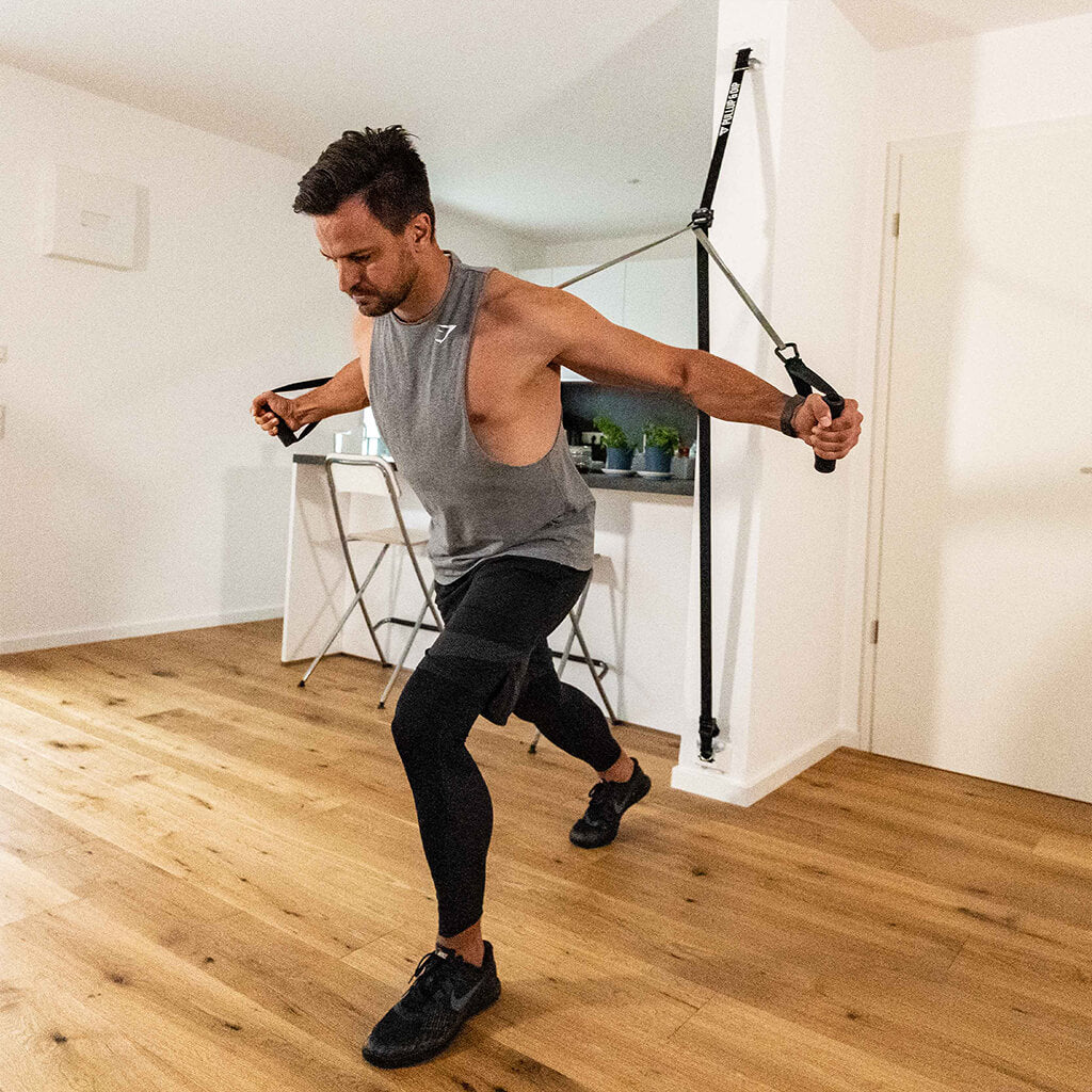 FREESIXD Suspension Trainer With Resistance Bands