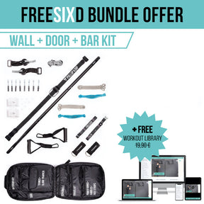FREESIXD Suspension Trainer With Resistance Bands