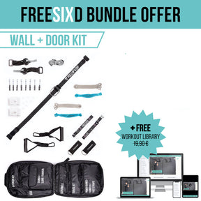 FREESIXD Suspension Trainer With Resistance Bands