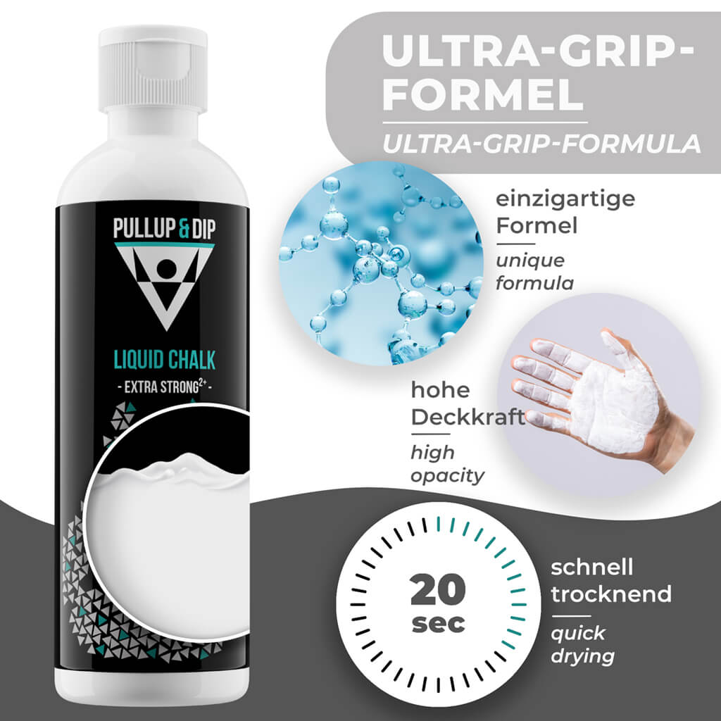 Liquid Chalk for Perfect Grip - Fast Drying and Extra Strong