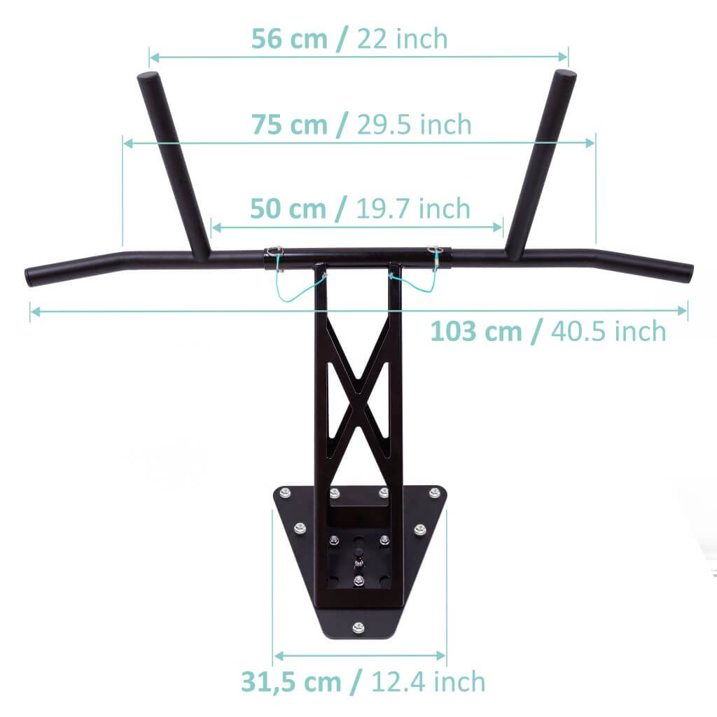 Mobile Pull-Up And Dip Bar For Indoor And Outdoor