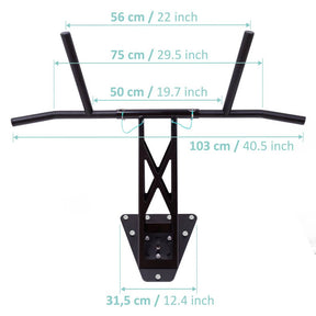 Mobile Pull-Up And Dip Bar For Indoor And Outdoor
