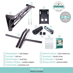 Mobile Pull-Up And Dip Bar For Indoor And Outdoor
