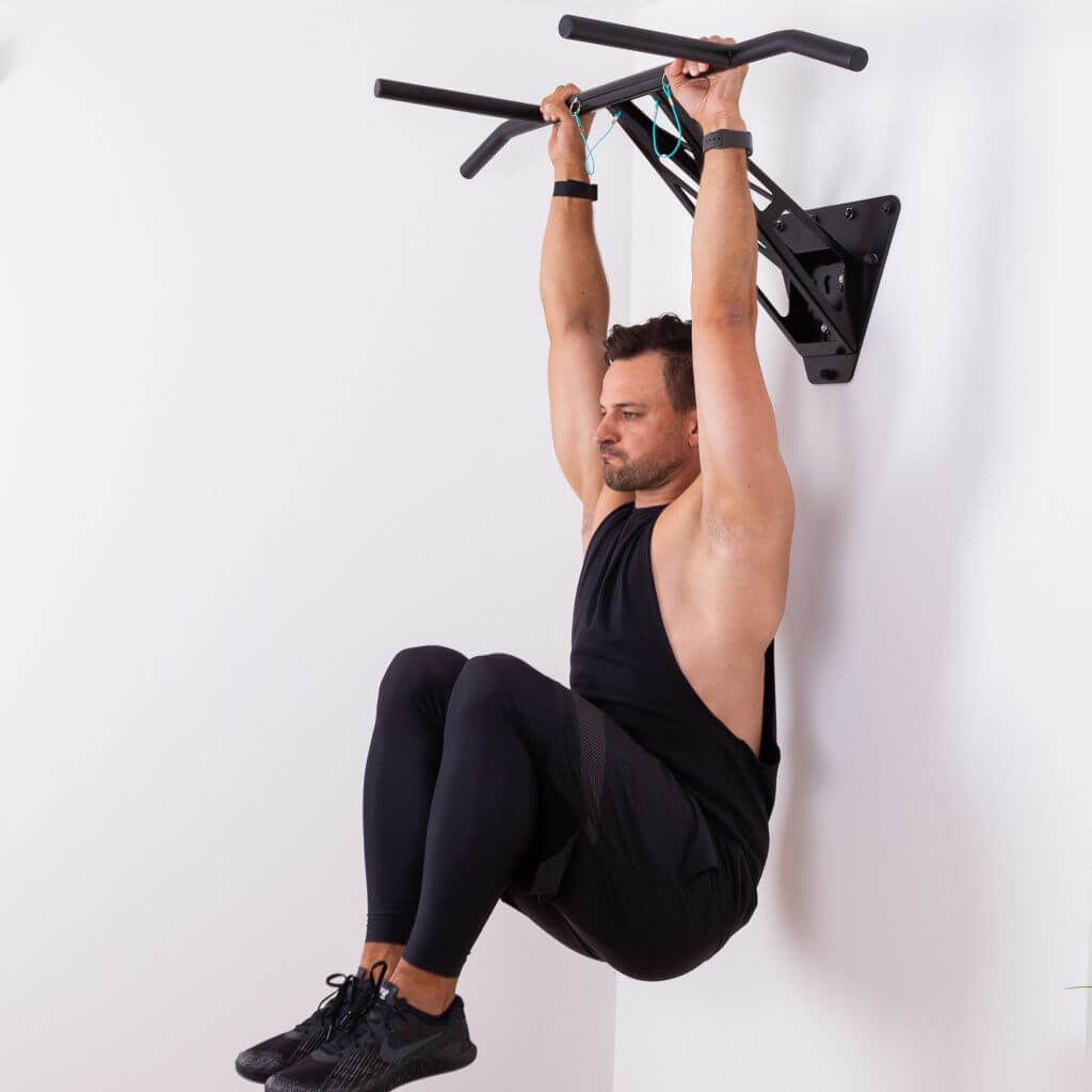 Pull-Up and Dip Bar For Wall Mount
