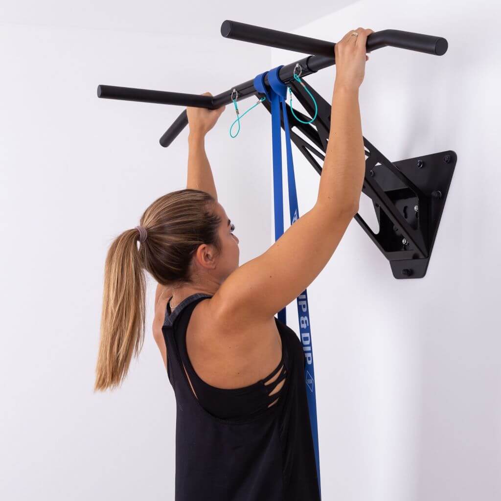 Pull-Up and Dip Bar For Wall Mount