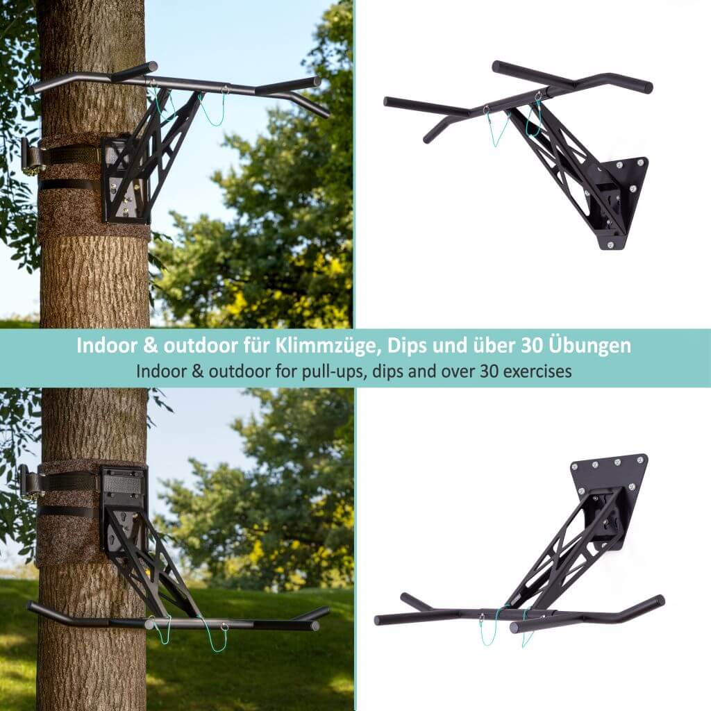 Mobile Pull-Up And Dip Bar For Indoor And Outdoor