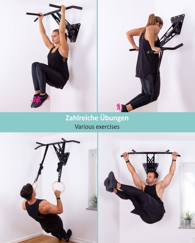 Mobile Pull-Up And Dip Bar For Indoor And Outdoor