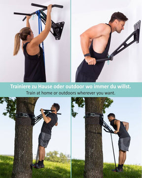 Mobile Pull-Up And Dip Bar For Indoor And Outdoor