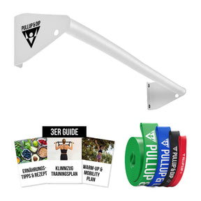 Pull-up bar for wall mounting above door frame set