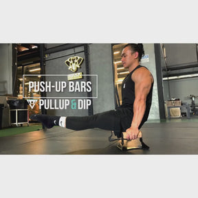 Push-Up Bars With Ergonomical Wooden Handle