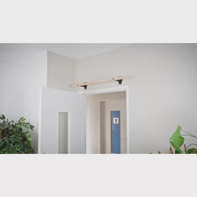 Wooden Pull-up Bar for Wall Mounting above Door Frame