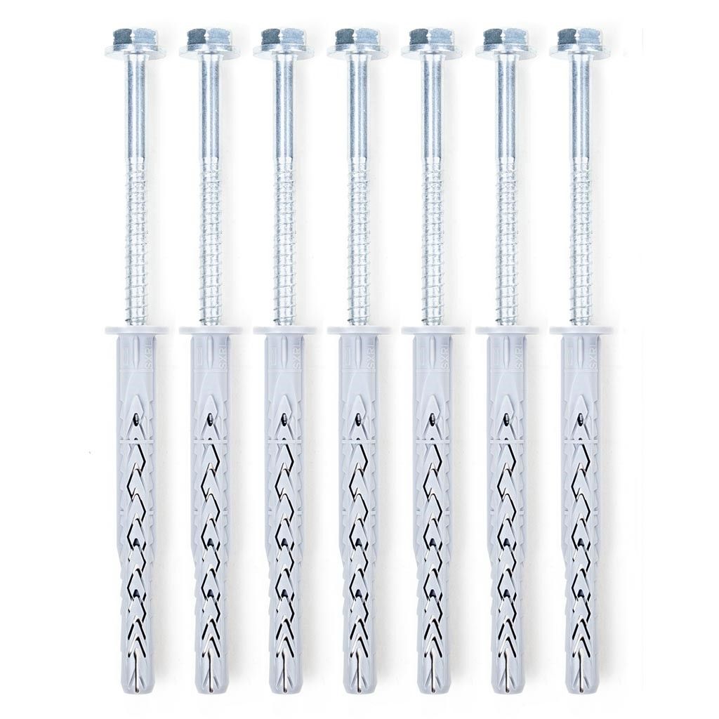 7x pull-up bar screws / fischer long shaft dowels