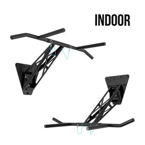 Pull-Up and Dip Bar For Wall Mount