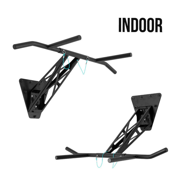 Pull-Up and Dip Bar For Wall Mount