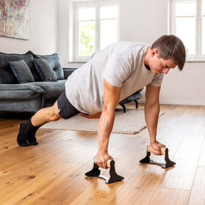Push-Up Bars With Ergonomical Wooden Handle