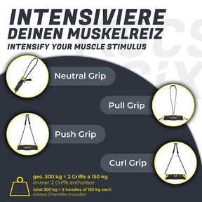 ROCSIX Dynamic Workout Grip Bundle of 2