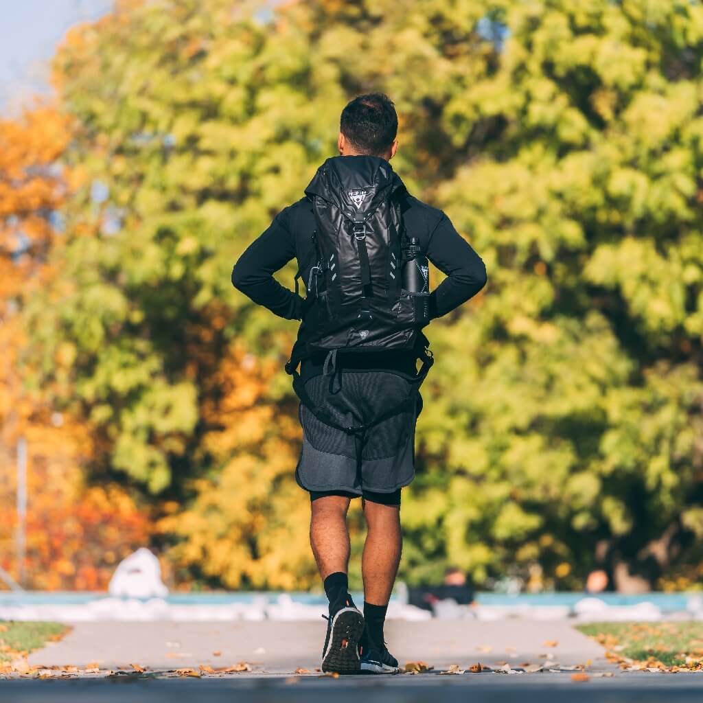 Sports Backpack 35L for Accessories and Pullup & Dip Bar