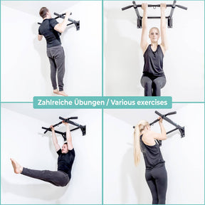 Wall Mounted Pull-Up Bar incl. Pull-Up Band