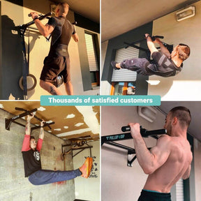 Wall Mounted Pull-Up Bar incl. Pull-Up Band