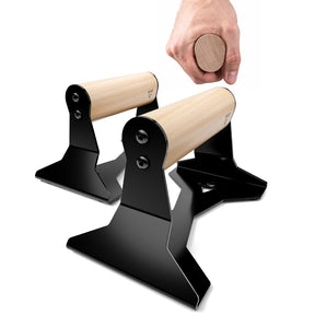 Push-Up Bars With Ergonomical Wooden Handle
